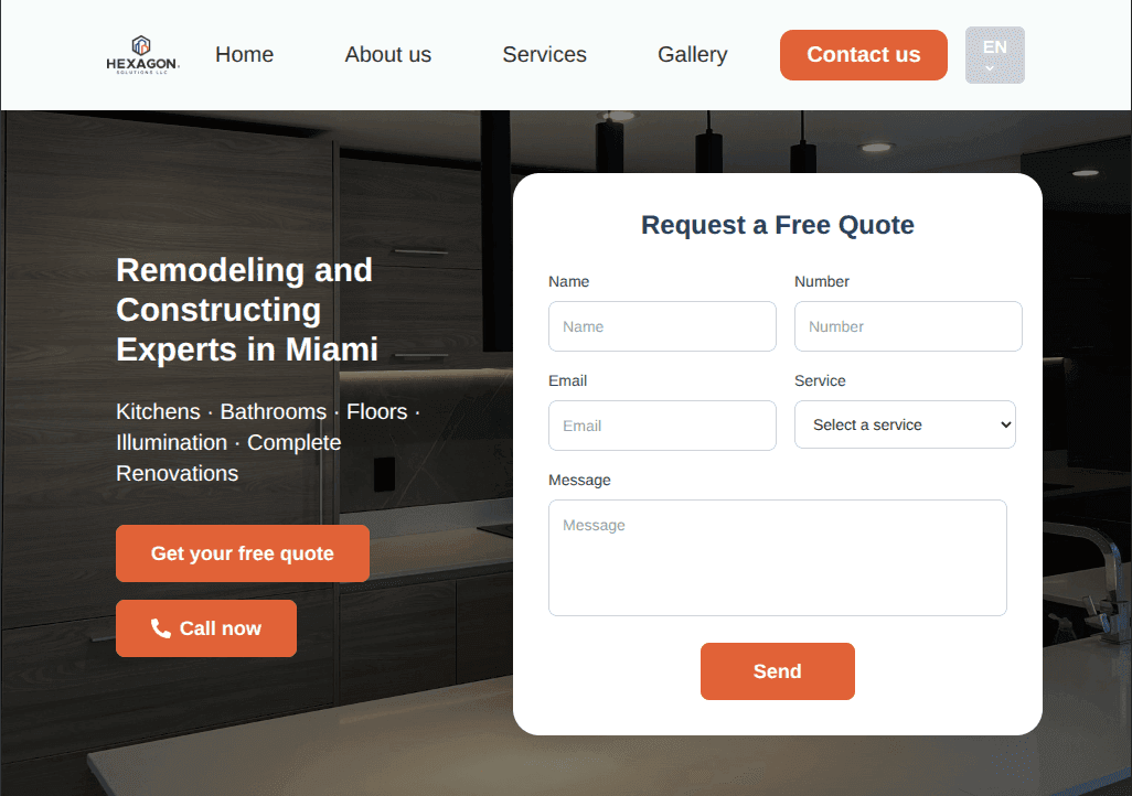 Desarrollo Web Hexagon Solutions